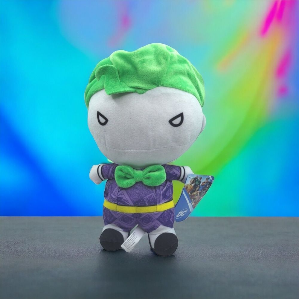 The Joker Plush DC Comic Justice League Sticker Collection Stuffed Toy plush